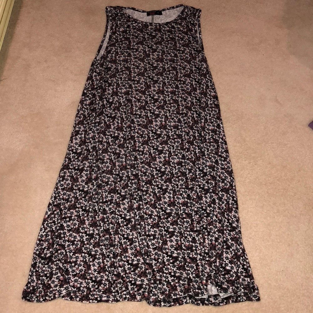 Floral Midi Shift Dress